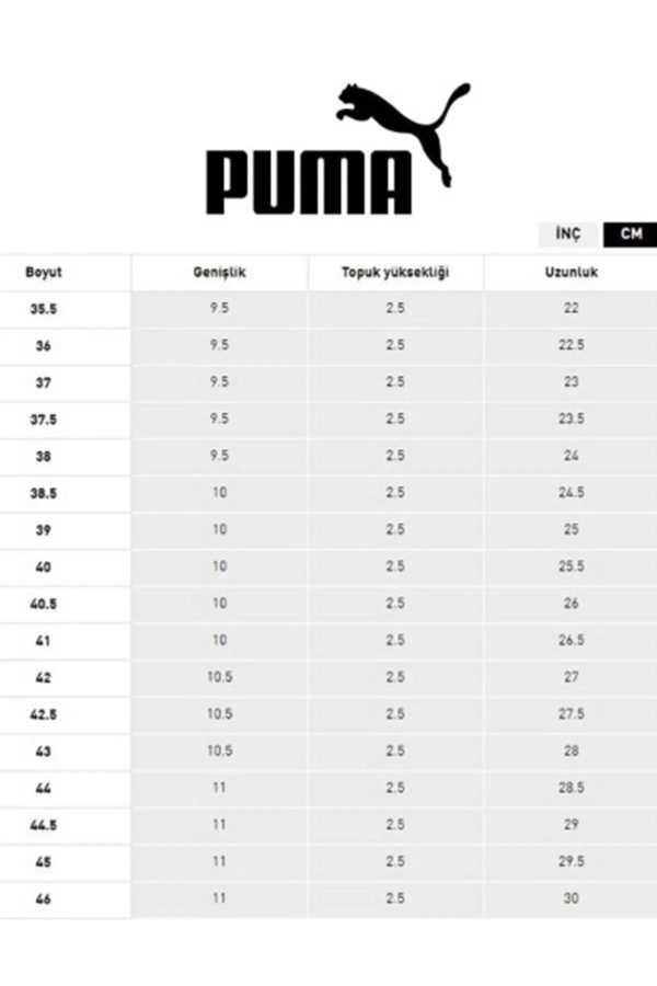 Puma Çocuk Rickie Günlük Kullanım Anatomik Taban Spor Ayakkabı