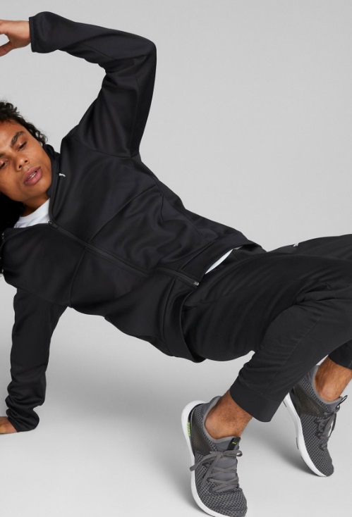 Puma Erkek Fermuarlı Kapüşonlu Sweatshirt