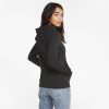 Puma Ess+ Embroidery - Kadın Siyah Kapüşonlu Spor Sweatshirt