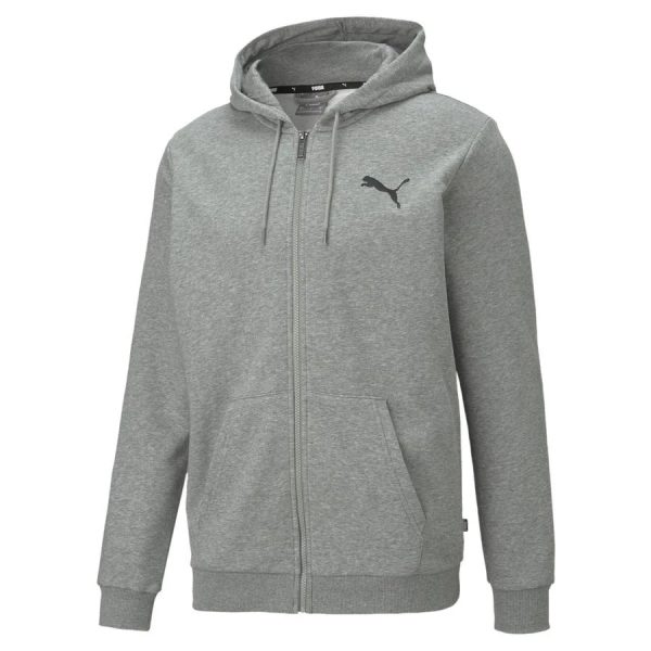 Puma Essentials Small Logo Full-zip Hoodie Erkek Sweatshirt