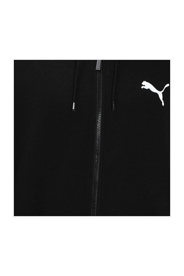 Puma Essentials Small Logo Full-zip Hoodie Erkek Sweatshirt