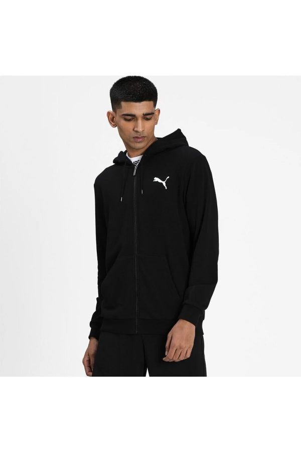 Puma Essentials Small Logo Full-zip Hoodie Erkek Sweatshirt