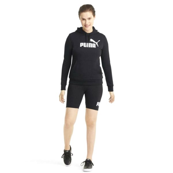 Puma Puma Essentials Logo Kadın Siyah Sweatshirt