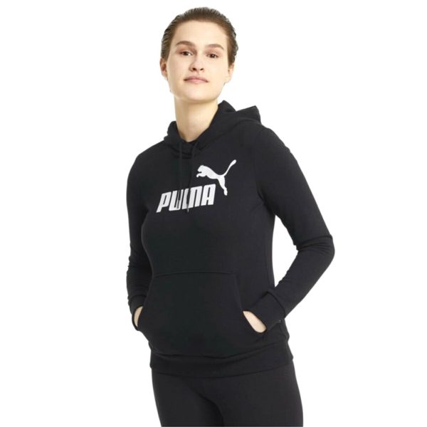 Puma Puma Essentials Logo Kadın Siyah Sweatshirt