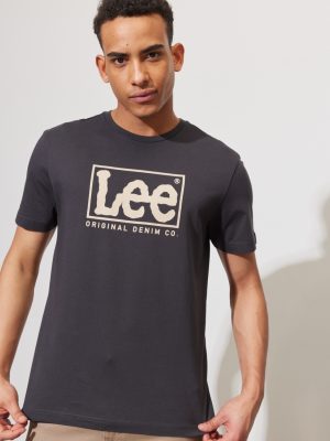Lee Erkek Bisiklet Yaka Regular Fit Tişört