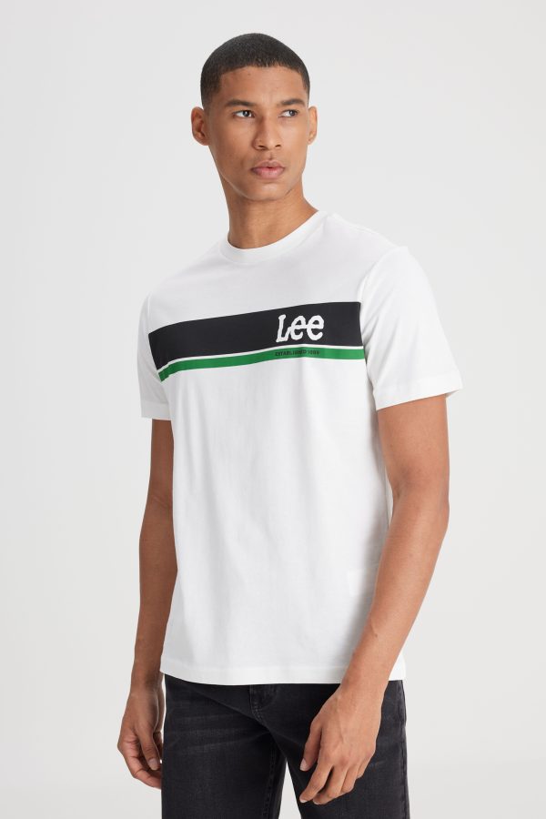Lee Erkek Bisiklet Yaka  Regular Fit Tişört