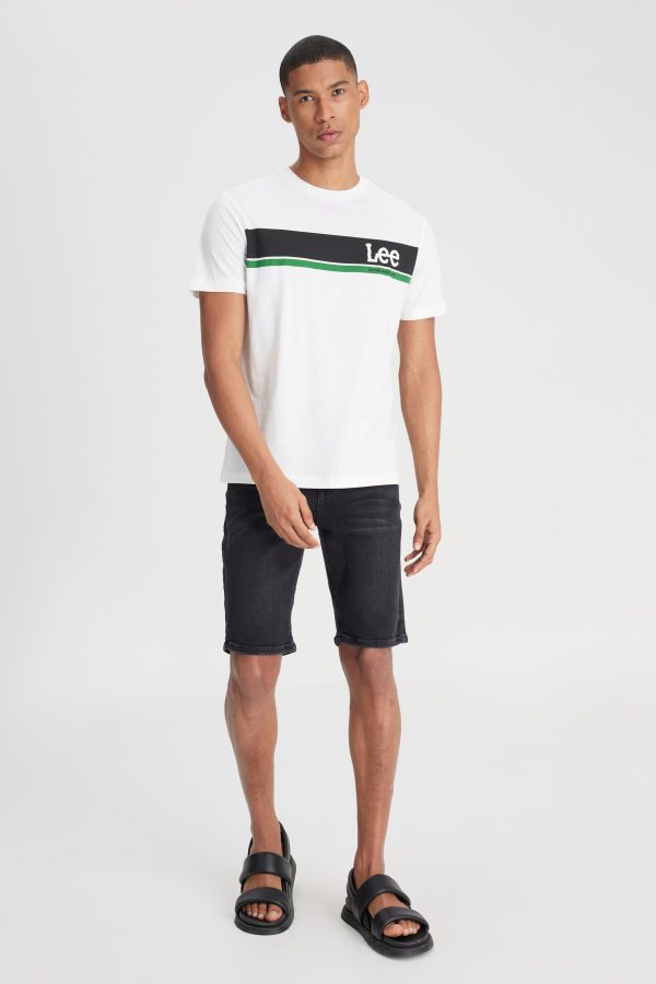 Lee Erkek Bisiklet Yaka  Regular Fit Tişört