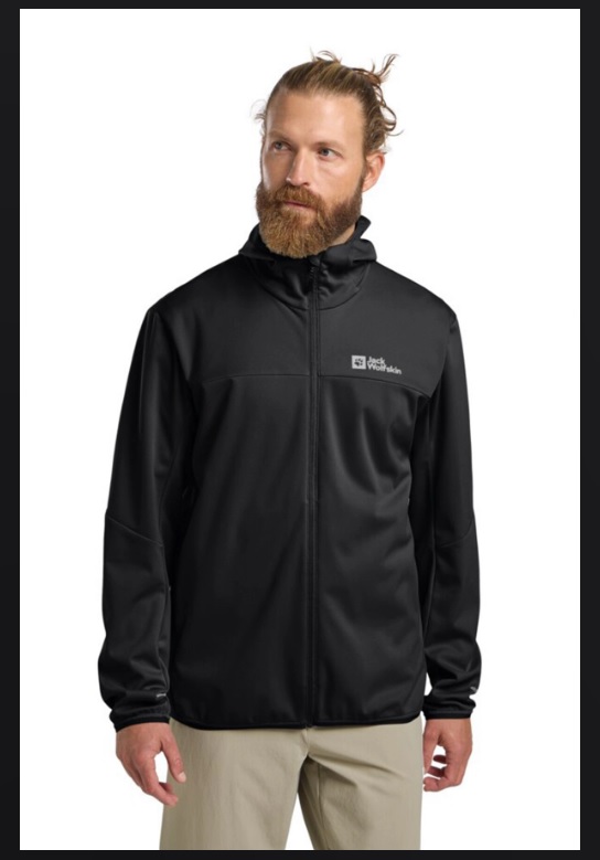 Jack Wolfskin Erkek Kapüşonlu Yağmurluk Rüzgarlık