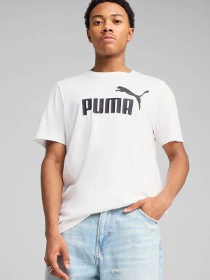 Puma Erkek Bisiklet Yaka Baskılı Tişört