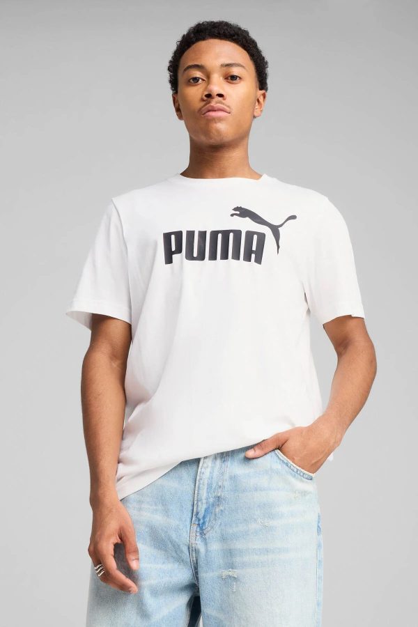 Puma Erkek Bisiklet Yaka Baskılı Tişört
