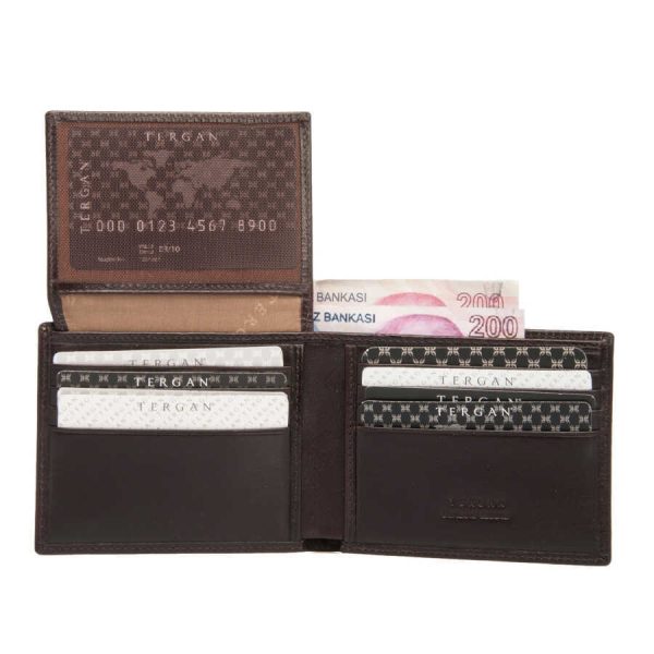 Tergan Erkek Hakiki Deri Cüzdan
