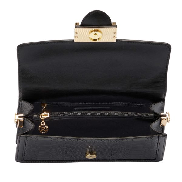 Tergan Kadın Hakiki Deri Çapraz Yan Çanta