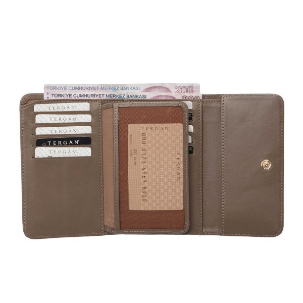 Tergan Kadın Hakiki Deri Cüzdan