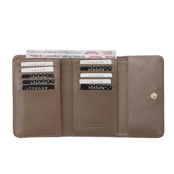 Tergan Kadın Hakiki Deri Cüzdan