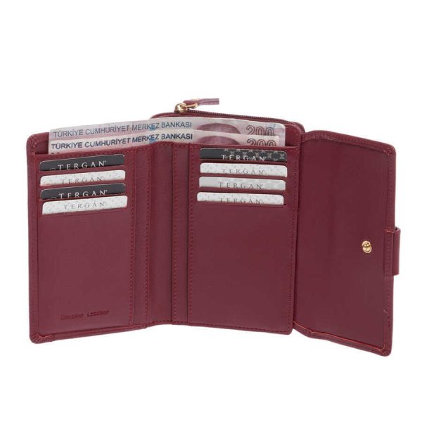 Tergan Kadın Hakiki Deri Portföy Cüzdan