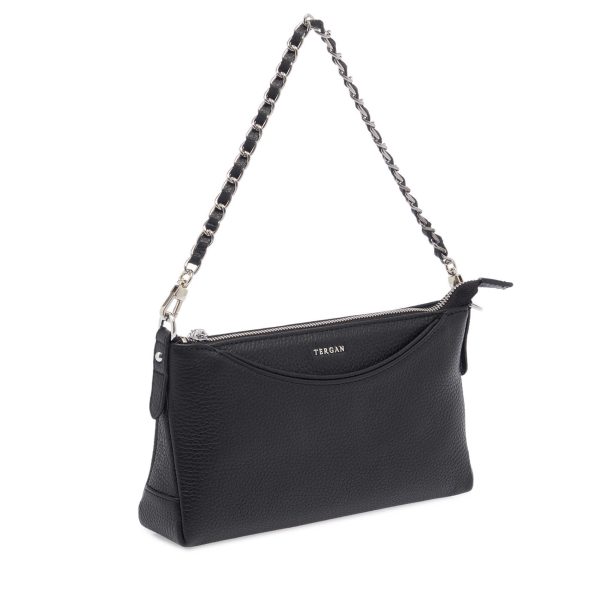 Tergan Kadın Hakiki Deri Yan Çapraz Çanta