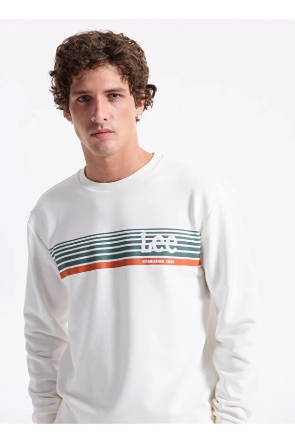 Lee Erkek Bisiklet Yaka Regular Fit Sweat