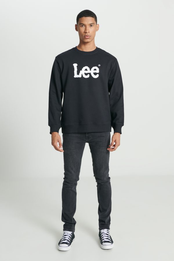 Lee Erkek Regular Fit Bisiklet Yaka Sweat