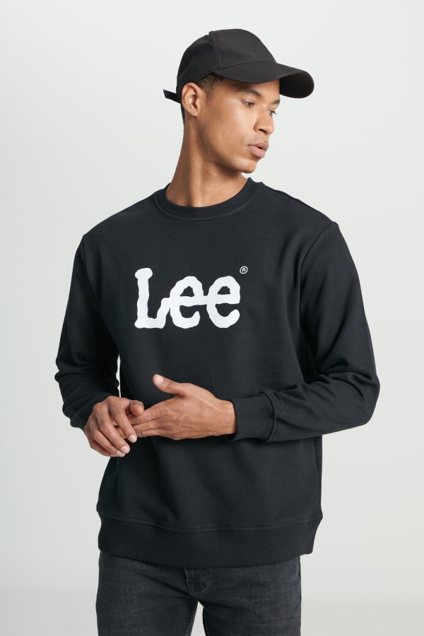 Lee Erkek Regular Fit Bisiklet Yaka Sweat
