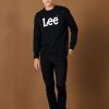Lee Erkek Regular Fit Bisiklet Yaka Sweat