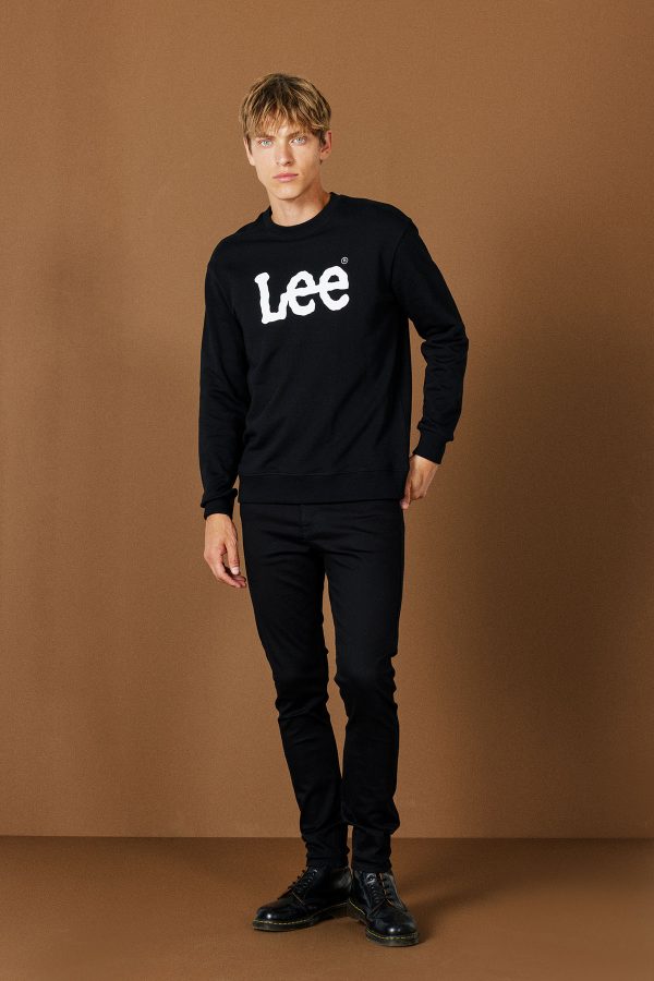 Lee Erkek Regular Fit Bisiklet Yaka Sweat