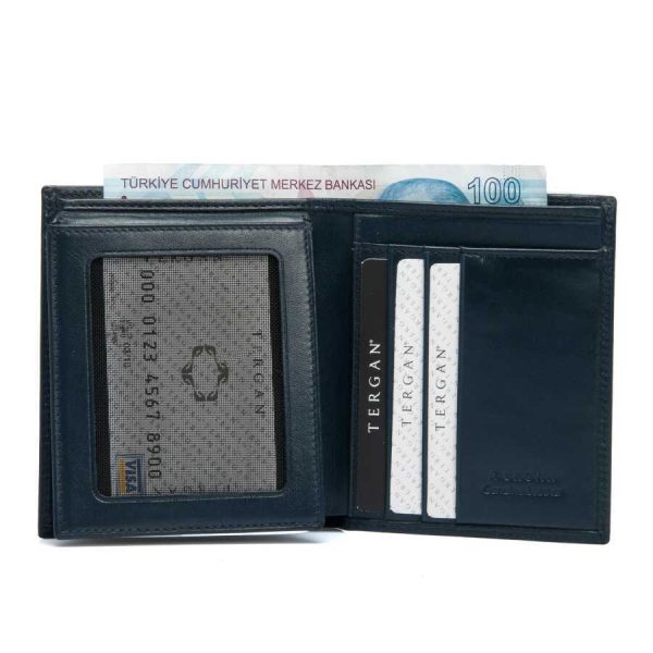 Tergan Erkek Hakiki Deri Cüzdan