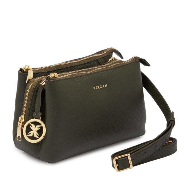 Tergan Kadın Hakiki Deri Kol Çantası