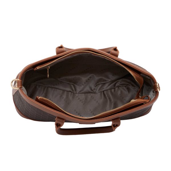 Tergan Print Kadın Çapraz Askılı Çanta