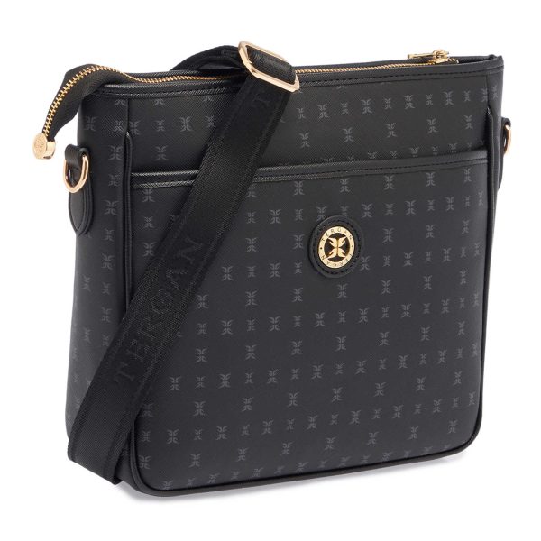 Tergan Print Kadın Çapraz Askılı Çanta