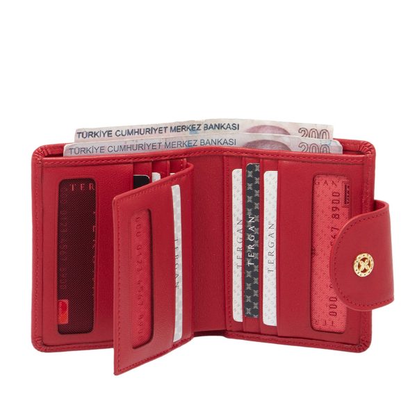 Tergan Kadın Hakiki Deri Cüzdan