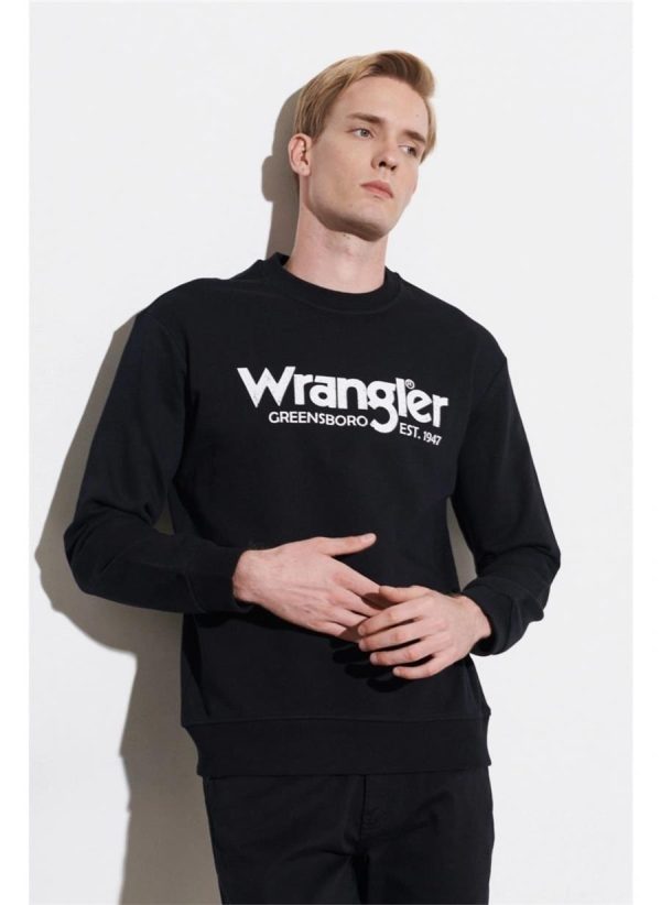 Wrangler Erkek Regular Fit Bisiklet Yaka Sweat