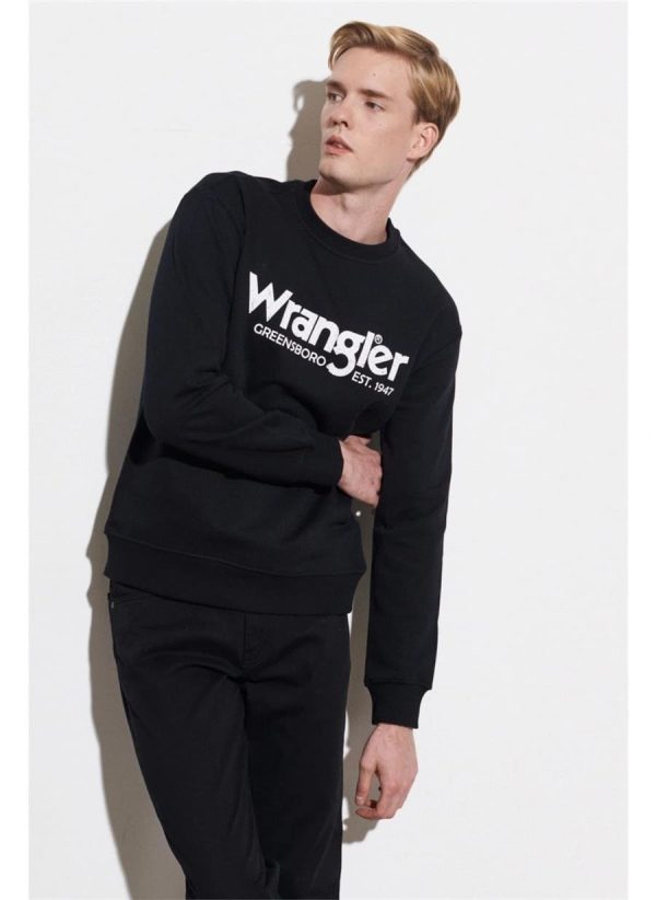 Wrangler Erkek Regular Fit Bisiklet Yaka Sweat